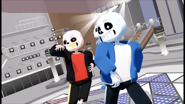 [MMD x Undertale] Classic, Blueberry, and Fell Sanses - Echo смотреть онлайн
