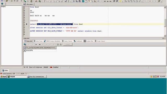 sql single row functions date function смотреть онлайн