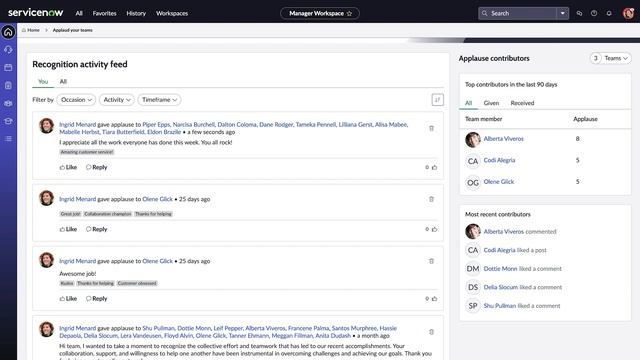 Applaud in Workforce Optimization for ITSM | Manager workspace смотреть онлайн