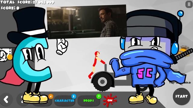 We Shatter the Hulk's Bones by Shooting Him Out of a Cannon in Stickman Destruction 3 Heroes! смотреть онлайн