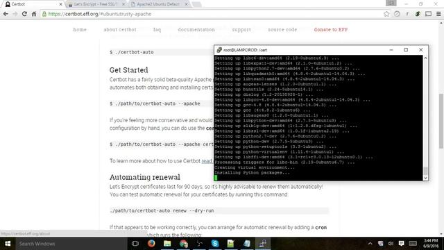 Free SSL Certificate with Let's Encrypt & Installation with CertBot on Apache Webserver смотреть онлайн