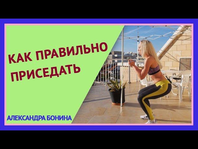 ►Ошибки при приседании. КАК ПРАВИЛЬНО ПРИСЕДАТЬ. Техника приседаний. Грамотный фитнес. смотреть онлайн