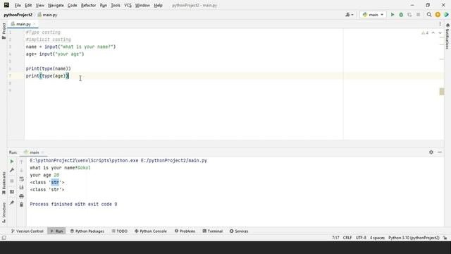 Type Casting in Python # Python Tutorials in Tamil | Implicit Explicit Costing | Gokul Tech смотреть онлайн