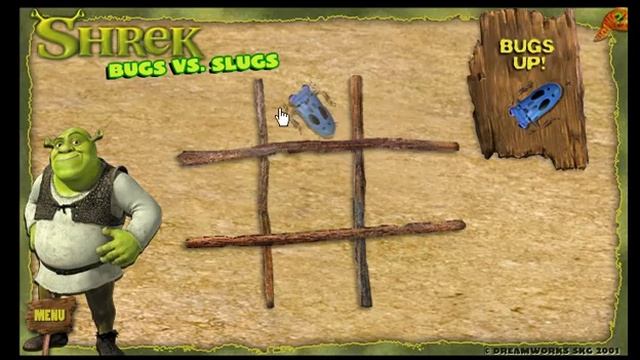 Shrek - Bugs Vs. Slugs (2001 Flash Game) смотреть онлайн
