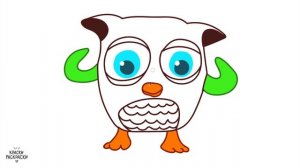 СОВЕНОК ХОП ХОП, новая серия / Раскраска СОВЕНОК ХОП ХОП / Краски Раскраски / Уроки рисования