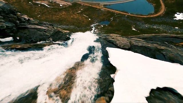 Fly With The Waterfall (Fpv Drone 4K)
