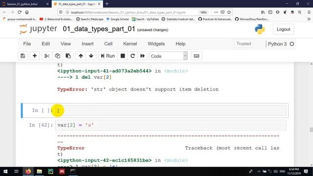 Session 01 part 02 data types str list смотреть онлайн