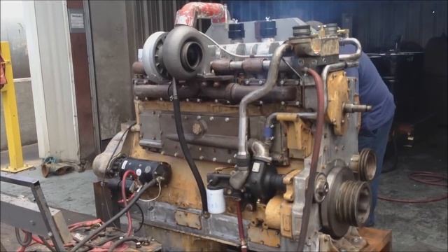 600HP Cummins KTA19 Diesel Engine First Run