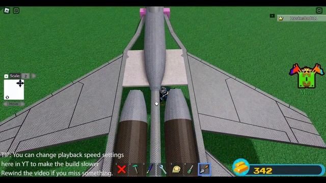 SU-35 Flanker E | How to Build | Roblox Build a Boat | Micro Block Fighter Jet | HawkesDad Gaming смотреть онлайн