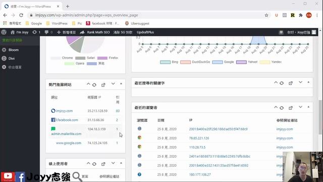 WordPress架站教學 | 4-6 WordPress外掛 WP Statistics 觀查網站流量狀態 смотреть онлайн