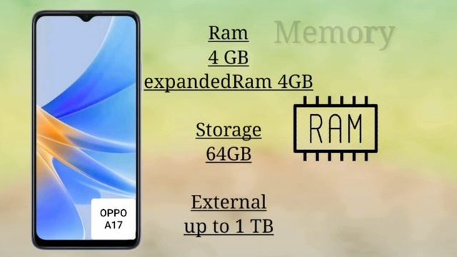 Specification OPPO A17 смотреть онлайн