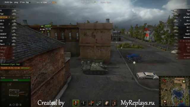 WOT: Live Oaks - SU-122-44 - 6 frags - смотреть онлайн