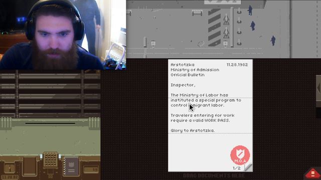 CONTINUED GLORY TO ARSTOTZKA!| Papers, Please EP.2 смотреть онлайн