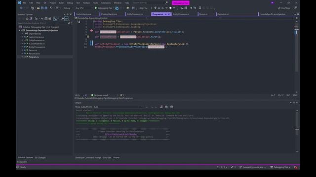 Dependency Injection in a Console application | .NET 6 смотреть онлайн