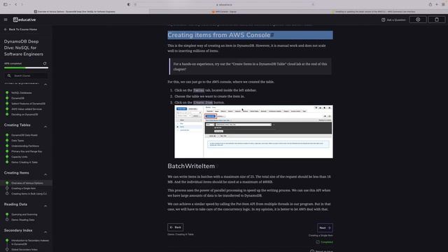 04-DynamoDB Write-Creating Items Using Put, Batch Api And CLI