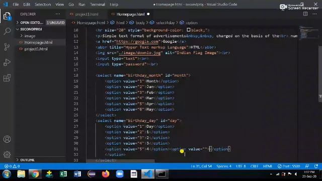 Part-11 How to add calendar on the webpage using HTML? Write only one line of code смотреть онлайн