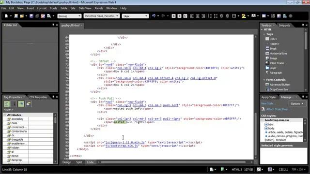 14 Bootstrap Tutorial 14 Ordering Columns Using Push or Pull Grid System смотреть онлайн