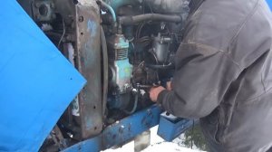 Трактор мтз 50 трудный пуск с пускача