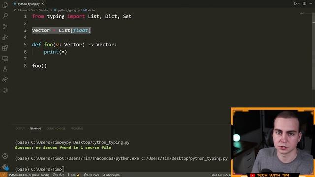 Python Typing - Type Hints & Annotations смотреть онлайн