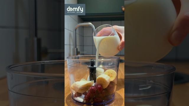 Вкусный молочный коктейль в блендере #рецепт #коктейль #domfy #блендер #завтрак смотреть онлайн