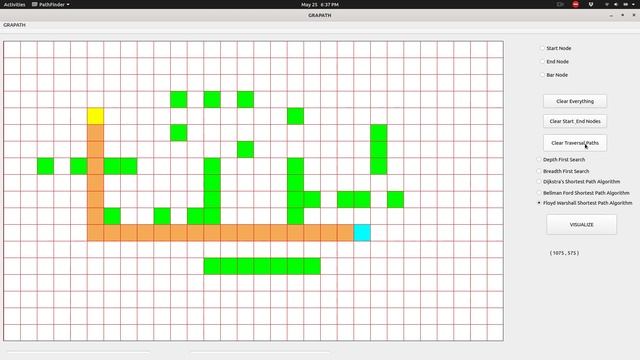 VISUALIZATION OF THE PATH-FINDING ALGORITHMS | PART-II смотреть онлайн