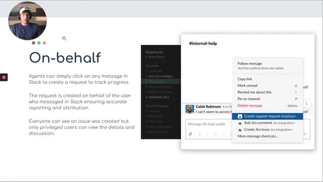 HelpDesk+ Slack first support for Jira Service Desk Overview смотреть онлайн
