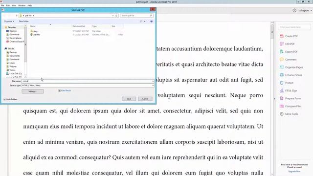 How to Convert PDF to HTML Webpage Using Adobe Acrobat Pro 2017 смотреть онлайн