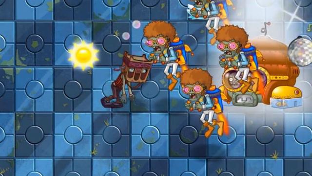 A zombie with a box on the head vs zombie! Plants vs. Zombies 2 Новый зомби против всех остальных! смотреть онлайн