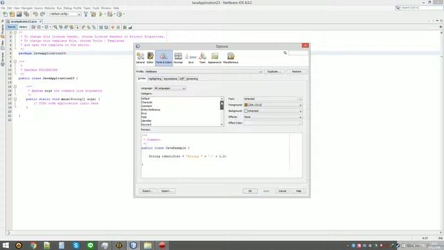 Netbeans JAVA ep 2 ปรับสี font смотреть онлайн