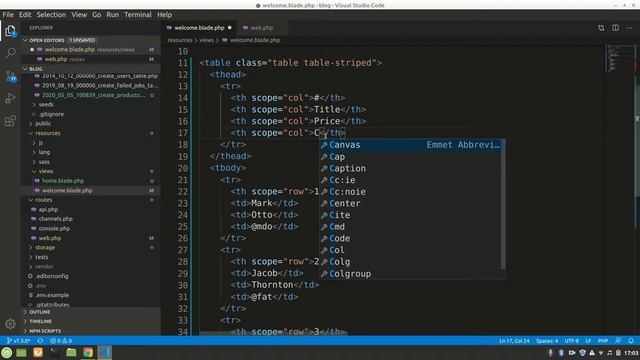 Laravel, Using Bootstrap Table for Frontend Cleanup смотреть онлайн