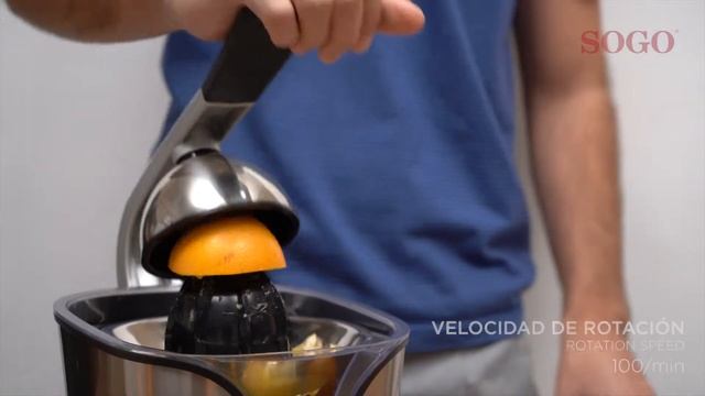 SOGO SS-5285 - EXPRIMIDOR DE ZUMO CON PALANCA | CITRUS JUICE EXTRACTO WITH PRESS HANDLE 160W смотреть онлайн