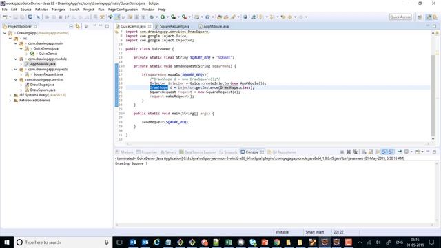 Google Guice - Using guice in application смотреть онлайн