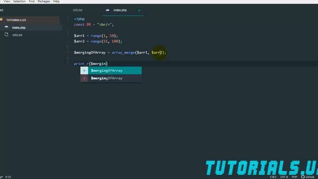 PHP | Massiv funksiyalari | Sanjar Sobirjonov смотреть онлайн