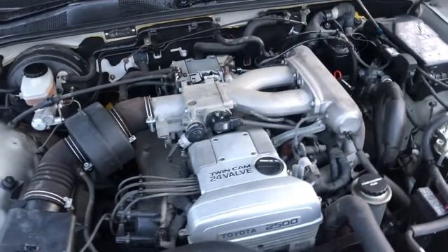 Работа двигателя Toyota Crown JZS141 Royal Salon, 1JZGE