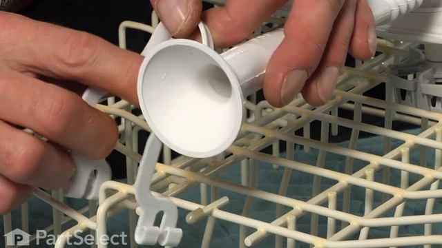 Dishwasher Repair- Replacing the Middle Wash Arm Tube Holder (Whirlpool # 3378186) смотреть онлайн