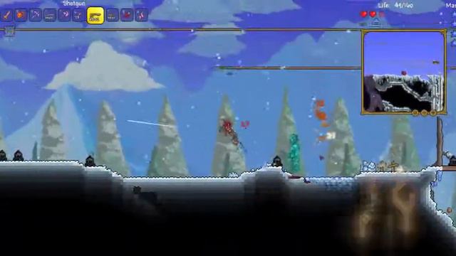Terraria Episode 43:- Ice Golem Terror. смотреть онлайн