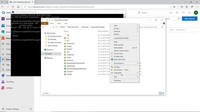 (#34) Create new branch in azure devops using server repository |Azure devops tutorial for beginner смотреть онлайн