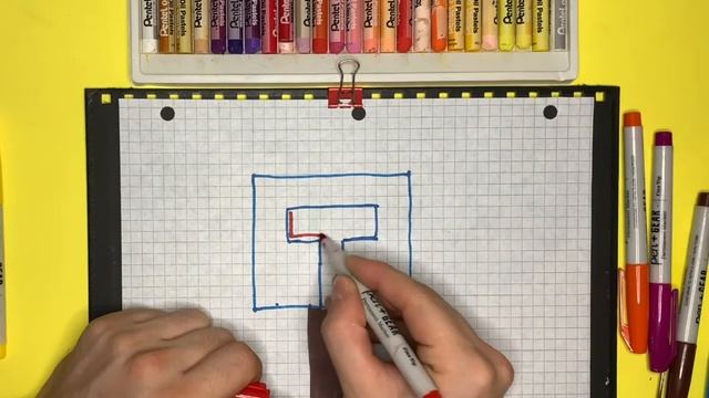 Как нарисовать Знак Дорожного Движения Тупик|Как нарисовать Знак Дорожного Движения смотреть онлайн