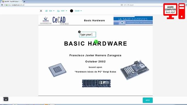 How to edit PDF file in Telugu #6 | Free Online PDF Converter Telugu смотреть онлайн