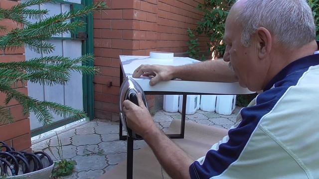 Обеденный стол в стиле лофт. Loft style kitchen table. смотреть онлайн