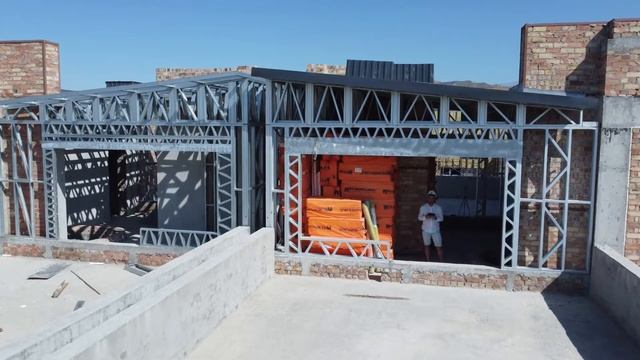 Конструкции из ЛСТК на 11 этаже в ЖК 