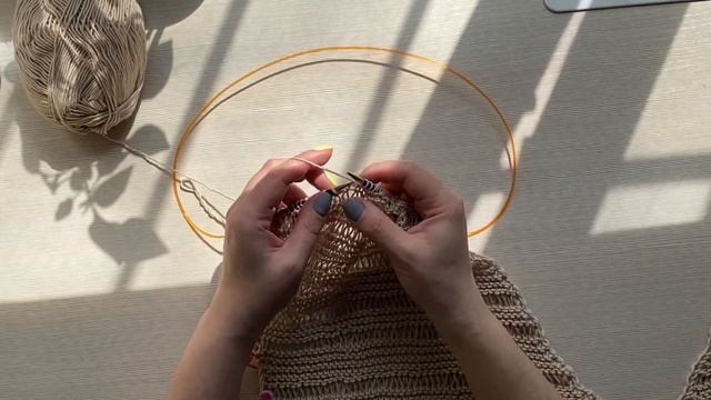 Вязание летнего пуловера. Подробный мастер-класс по вязанию #dossova_pullover смотреть онлайн