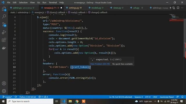 Chained Dependent Dropdown on Django Admin Panel | Django Advance Course | Multi Level Dropdown смотреть онлайн