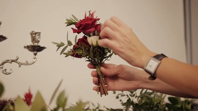 Флористическое оформление романтического вечера