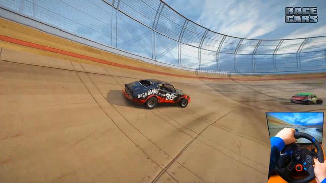 Race Cars - Crazy Track Hellride - Crash Cars Wreckfest Logitech G29 смотреть онлайн