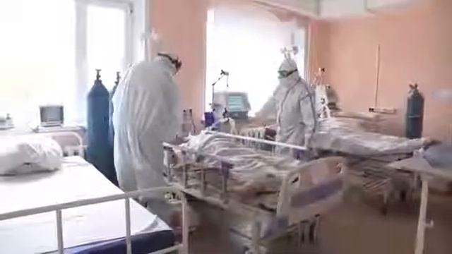 Репортаж из красной зоны первой городской больницы Петропавловска. смотреть онлайн