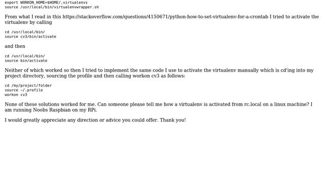 Raspberry Pi: Activate virtualenv & start script on boot - RPi смотреть онлайн