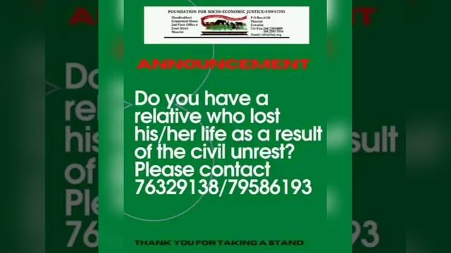 King Mswati To Be Investigated || Swaziland Solidarity Network React On Today's Protest смотреть онлайн