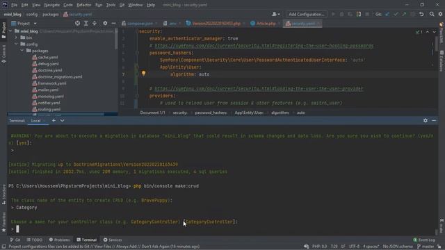 Symfony Project : Create Mini Blog [EP1] смотреть онлайн