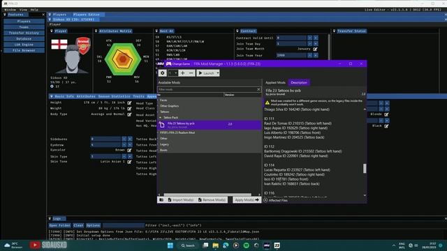 How to add Tattoo Mod to Other or Create Player in FIFA 23 PC смотреть онлайн